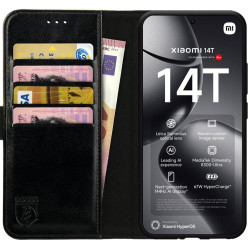 Θήκη Xiaomi 14T Rosso Element PU Πορτοφόλι - Black (8719246465772)