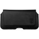 Universal Θήκη Rosso Deluxe Belt Case Δερμάτινη Ζώνης για Smartphones / Κινητά 18 x 9.5 cm - Black (8719246461910)