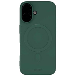 Θήκη iPhone 16 Spacecase Silicone Magnetic Case Σιλικόνης με MagSafe - Dark Green (5905719111656)
