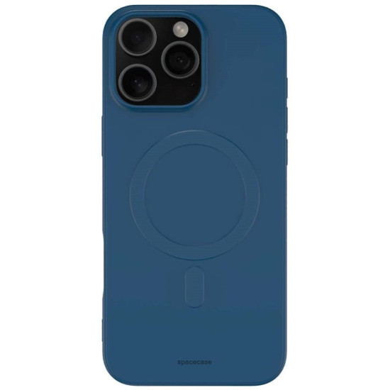 Θήκη iPhone 16 Pro Spacecase Silicone Magnetic Case Σιλικόνης με MagSafe - Blue (5905719111687)