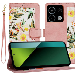 Θήκη Xiaomi Redmi Note 13 Pro 5G / Poco X6 Techsuit FlipCraft Πορτοφόλι από Οικολογικό Δέρμα με Αποσπώμενο Λουράκι Χειρός - Sweetheart Pink (5949419166769)