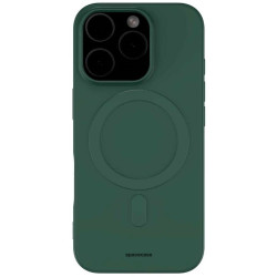 Θήκη iPhone 16 Pro Max Spacecase Silicone Magnetic Case Σιλικόνης με MagSafe - Dark Green (5905719111700)