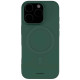 Θήκη iPhone 16 Pro Max Spacecase Silicone Magnetic Case Σιλικόνης με MagSafe - Dark Green (5905719111700)