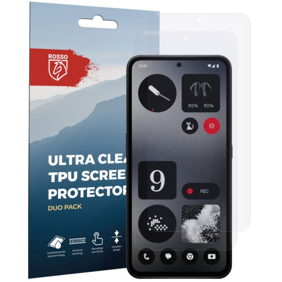 Μεμβράνη Προστασίας Nothing CMF Phone 1 Rosso Ultra Clear Screen Protector Οθόνης 2 Τεμάχια - Clear (8719246458798)
