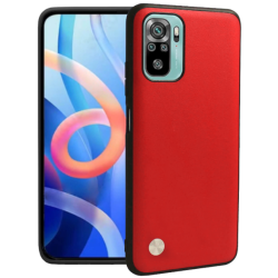 Θήκη Xiaomi Redmi Note 10 / Note 10S / Poco M5s Bodycell Vegan Cover Σκληρή - Red (5206015077562)