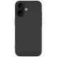 Θήκη iPhone 16 Plus Spacecase Silicone Case Σιλικόνης - Black (5905719111526)