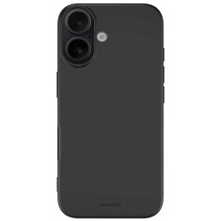 Θήκη iPhone 16 Spacecase Silicone Case Σιλικόνης - Black (5905719111489)