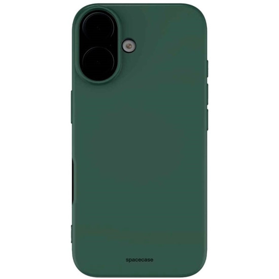 Θήκη iPhone 16 Spacecase Silicone Case Σιλικόνης - Dark Green (5905719111502)