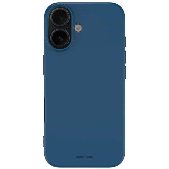 Θήκη iPhone 16 Spacecase Silicone Case Σιλικόνης - Blue (5905719111496)