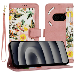 Θήκη Nothing Phone 2a / 2a Plus Techsuit FlipCraft Πορτοφόλι από Οικολογικό Δέρμα με Αποσπώμενο Λουράκι Χειρός - Sweetheart Pink (5949419166080)