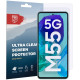 Μεμβράνη Προστασίας Samsung Galaxy M55 Rosso Ultra Clear Screen Protector Οθόνης 2 Τεμάχια - Clear (8719246458712)