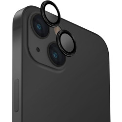 Tempered Glass iPhone 14 / 14 Plus Spacecase QuickFit Camera Glass Αντιχαρακτικό Γυαλί Προστασίας για Φακό Κάμερας 2 Τεμάχια - Black (5905719112622)