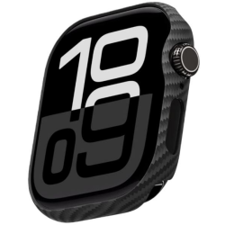 Θήκη Apple Watch 11 / 10 46mm Pitaka Air Case Aramid Fiber 600D - Black / Grey / Twill (AWB2401)