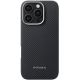 Θήκη iPhone 16 Pro Pitaka Ultra-Slim MagEZ Case 6 Aramid Fiber Body με MagSafe 0.85mm 600D - Black / Grey / Twill (KI1601PA)