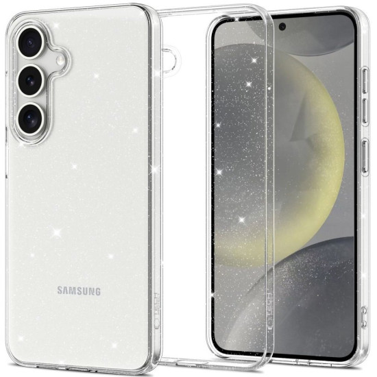Θήκη Samsung Galaxy S25 Tech-Protect FlexAir Διάφανη Σιλικόνης - Glitter (5906302321971)