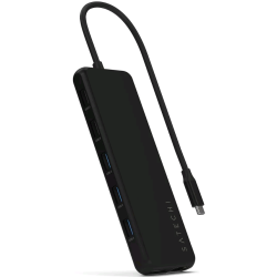 Αντάπτορας Satechi 13in1 USB-C Triple Display Multiport Adapter Type-C (male) σε 6 x USB-A / 1 x Ethernet / 2 x Type-C 85W / 2 x HDMI 4K / 1 x DisplayPort / 1 x 3.5mm AUX - Black (ST-P3D13K)