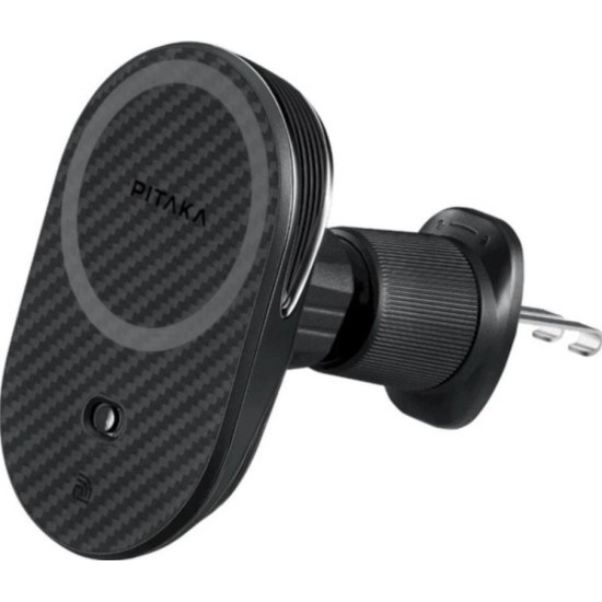 Βάση Κινητών Αυτοκινήτου Pitaka MagEZ Car Mount Pro 2 για Αεραγωγούς με Ασύρματη Μαγνητική Φόρτιση MagSafe 7.5W - Black (CM2303N)
