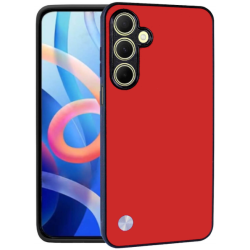 Θήκη Samsung Galaxy M15 Bodycell Vegan Cover Σκληρή - Red (5206015077005)