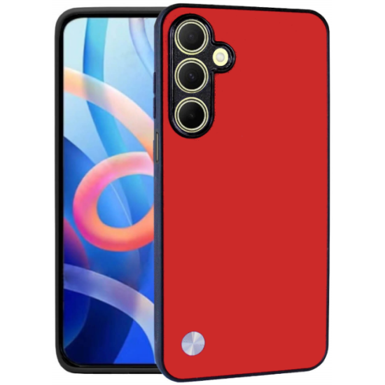 Θήκη Samsung Galaxy M15 Bodycell Vegan Cover Σκληρή - Red (5206015077005)