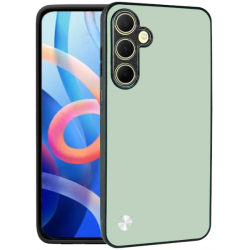 Θήκη Samsung Galaxy M15 Bodycell Vegan Cover Σκληρή - Light Green (5206015076992)