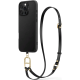 Θήκη iPhone 16 Pro Max Spigen Cyrill Kajuk Mag Classic Charm με Λουράκι Λαιμού / Χειρός & MagSafe - Black (ACS08400)