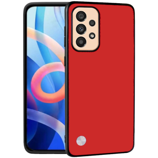 Θήκη Samsung Galaxy A33 5G Bodycell Vegan Cover Σκληρή - Red (5206015076640)