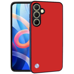 Θήκη Samsung Galaxy M55 Bodycell Vegan Cover Σκληρή - Red (5206015077043)