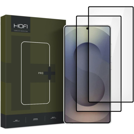 Tempered Glass Samsung Galaxy S25 Ultra Hofi Premium Pro+ Αντιχαρακτικό Γυαλί Προστασίας FullFace Οθόνης 2 Τεμάχια - Black (5906302322312)