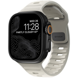 Λουράκι Apple Watch Ultra/SE/11/10/9/8/7/6/5/4 (49/46/45/44mm) Nomad Sport Band Αδιάβροχο Σιλικόνης - Stone (NM014896858)