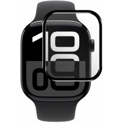 Hybrid Glass Apple Watch 11 / 10 46mm Spacecase Smartwatch Αντιχαρακτικό Προστατευτικό Υβριδικό Οθόνης - Black (5905719113087)