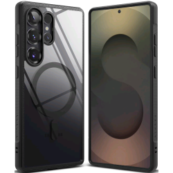 Θήκη Samsung Galaxy S25 Ultra Ringke Fusion Bold Magnetic Σκληρή Διάφανη με TPU Bumper & MagSafe - Black (8800274969094)