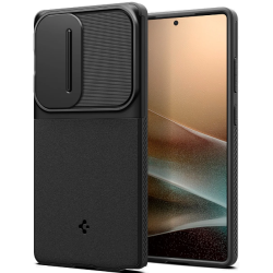 Θήκη Samsung Galaxy S25 Ultra Spigen Optik Armor με Κάλυμμα για την Κάμερα - Black (ACS08969)