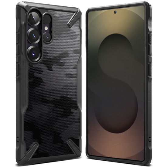 Θήκη Samsung Galaxy S25 Ultra Ringke Fusion X Σκληρή - Camo Black (8800274969131)