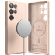 Θήκη Samsung Galaxy S25 Ultra Ringke Silicone Magnetic Ανθεκτική Σιλικόνης με MagSafe - Pink Sand (8800274969339)