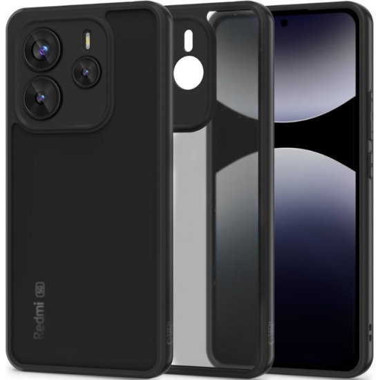 Θήκη Xiaomi Redmi Note 14 5G Tech-Protect MagMat Σκληρή Ημιδιάφανη - Matte Black (5906302361304)