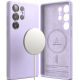 Θήκη Samsung Galaxy S25 Ultra Ringke Silicone Magnetic Ανθεκτική Σιλικόνης με MagSafe - Lavender (8800274969292)
