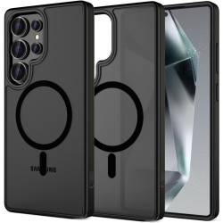 Θήκη Samsung Galaxy S25 Ultra Tech-Protect MagMat Σκληρή Ημιδιάφανη με MagSafe - Matte Black (5906302322381)