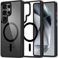 Θήκη Samsung Galaxy S25 Ultra Tech-Protect MagMat Σκληρή Διάφανη με MagSafe - Black / Clear (5906302322732)