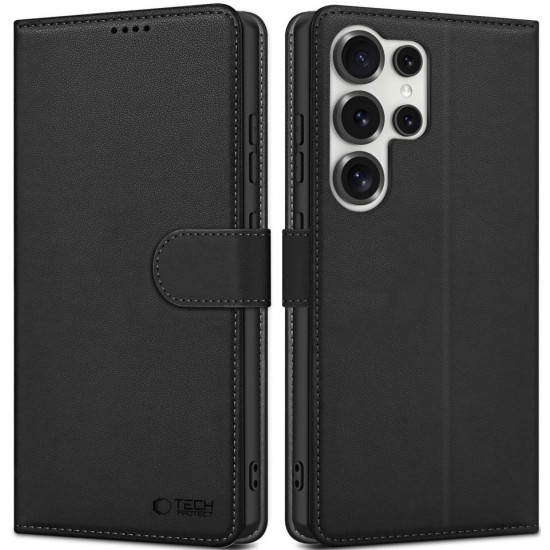 Θήκη Samsung Galaxy S25 Ultra Tech-Protect Wallet Πορτοφόλι - Black (5906302322404)
