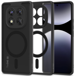 Θήκη Xiaomi Redmi Note 14 Pro 5G / Poco X7 Tech-Protect MagMat Σκληρή Ημιδιάφανη με MagSafe - Matte Black (5906302361465)