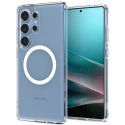Θήκη Samsung Galaxy S25 Ultra Spigen Ultra Hybrid MagFit Σκληρή με MagSafe - Clear / White (ACS08956)