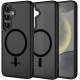 Θήκη Samsung Galaxy S25 Tech-Protect MagMat Σκληρή Ημιδιάφανη με MagSafe - Matte Black (5906302322091)