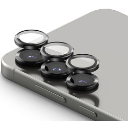 Tempered Glass Samsung Galaxy S25 Ringke Camera Lens Frame Glass Αντιχαρακτικό Γυαλί Προστασίας για Φακό Κάμερας 2 Τεμάχια - Black (8800274968462)