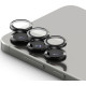 Tempered Glass Samsung Galaxy S25 Ringke Camera Lens Frame Glass Αντιχαρακτικό Γυαλί Προστασίας για Φακό Κάμερας 2 Τεμάχια - Black (8800274968462)