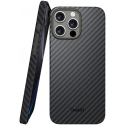 Θήκη iPhone 16 Pro Nekit Fiber Σκληρή με MagSafe Aramid Fiber 1mm 1500D Kevlar - Black (8719246451867)