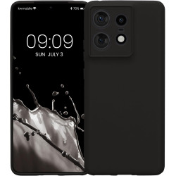 Θήκη Motorola Edge 50 Pro KWmobile TPU Case Σιλικόνης - Black Matte (KWM000022SO001C)