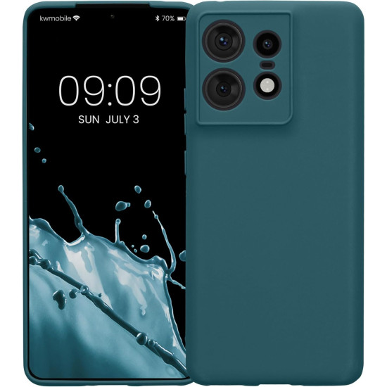 Θήκη Motorola Edge 50 Pro KWmobile TPU Case Σιλικόνης - Petrol (KWM000022SO002C)