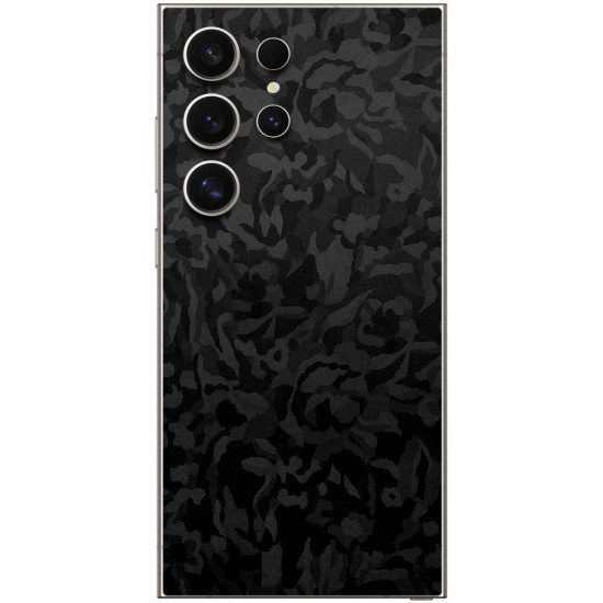 Αυτοκόλλητο Skin Προστασίας Πλάτης Samsung Galaxy S25 Ultra Gams Premium Vinyl Skin Back Plate - Camo Black (GAMS-VNL-SKIN-CB-002-216)