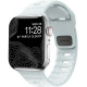 Λουράκι Nomad Sport Band Glow in the Dark Αδιάβροχο Φωσφορίζον Σιλικόνης Apple Watch SE/11/10/9/8/7/6/5/4 (42/41/40mm) - Icy Blue Glow (NM01122685)