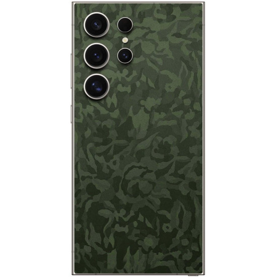 Αυτοκόλλητο Skin Προστασίας Πλάτης Samsung Galaxy S25 Ultra Gams Premium Vinyl Skin Back Plate - Camo Green (GAMS-VNL-SKIN-CG-002-216)
